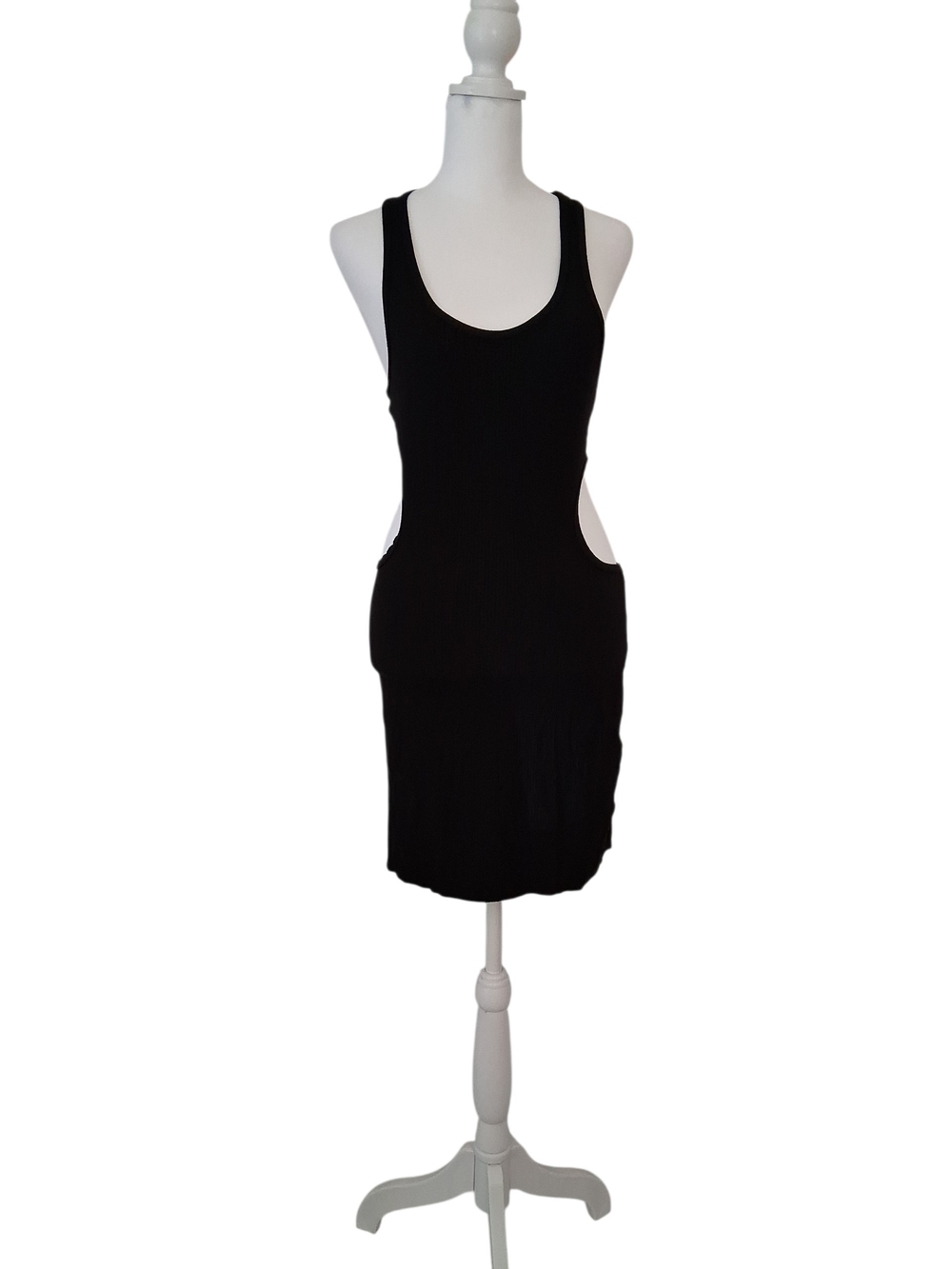 Love Tree Black Cutout Mini Dress